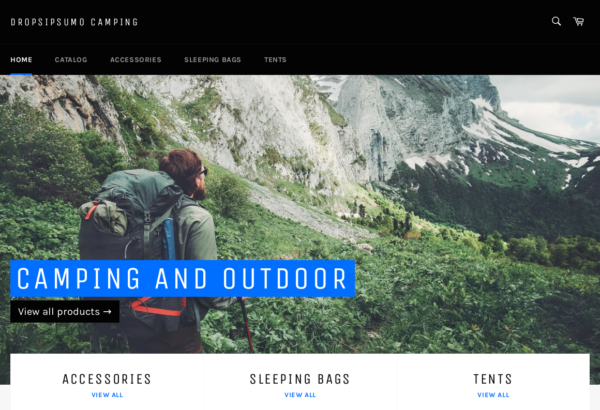 CAMPING & OUTDOOR SHOP