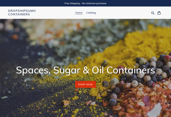 SPICES AND SUGAR CONTAINERS